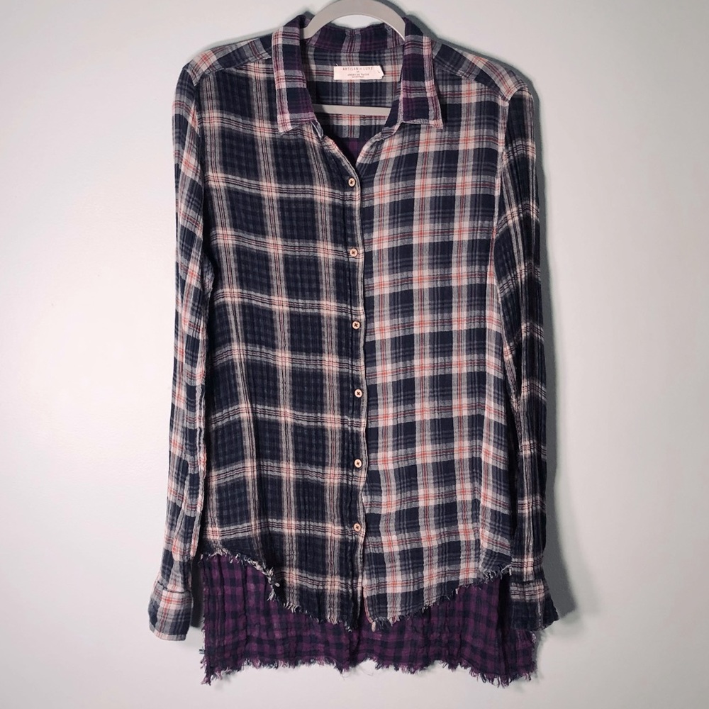 American Eagle Artisan de Luxe Button down Shirt Size Large